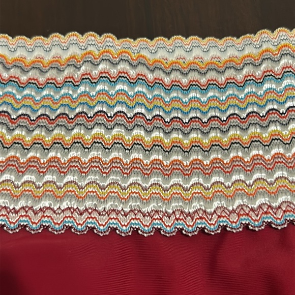 Blooming Jelly High Waisted Triangle Color Block Two Piece Tummy Control Size M - Picture 5 of 15